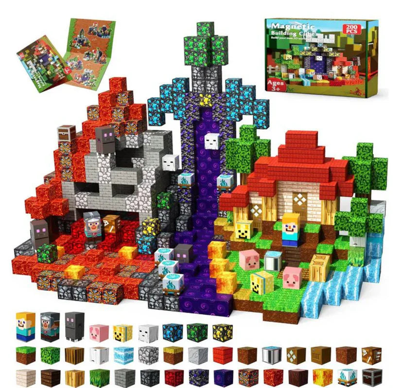 Magnetic Imagination Blocks for Kids